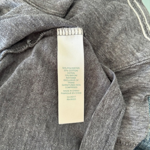 Vintage Roots Tee Women's Size XS Gray Logo Loungwear Relaxed Fit T-Shirt - Picture 8 of 10